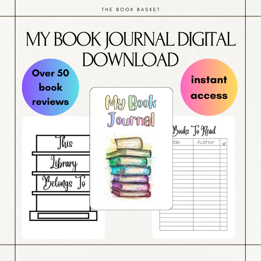 My Book Journal Digital Download