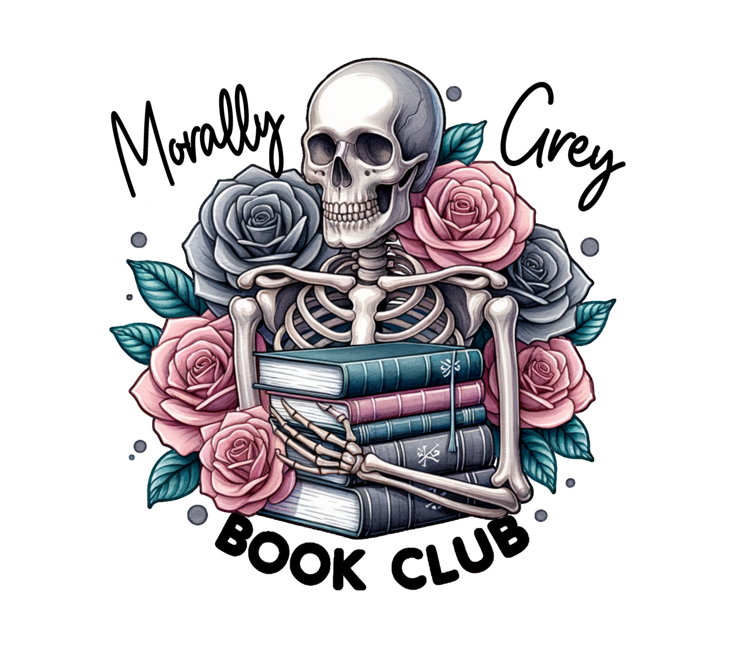 Morally Grey Skinny Tumbler, 20oz: Perfect Gift for Book Lovers and Readers, Dark Romance, Bookworm Gift, Literary Gift, Bookish Tumbler,