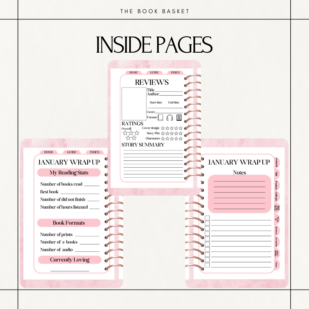 Book Journal, Interactive Digital Download