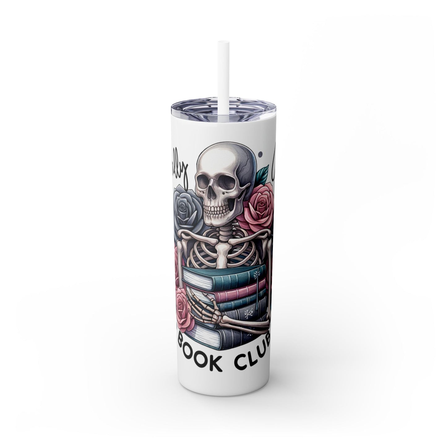 Morally Grey Skinny Tumbler, 20oz: Perfect Gift for Book Lovers and Readers, Dark Romance, Bookworm Gift, Literary Gift, Bookish Tumbler,