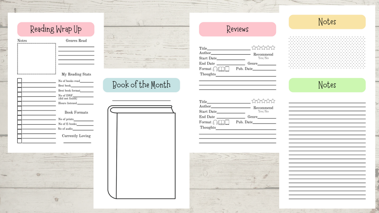 My Reading Companion Hardback (january - june)